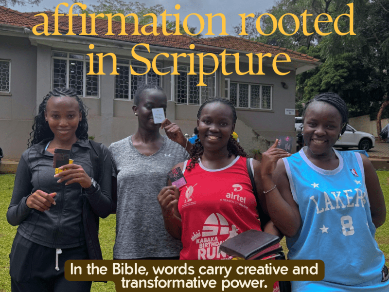 Words of Affirmation, Faith, and the Bible: Beginnings with Gym and&nbsp;Bible