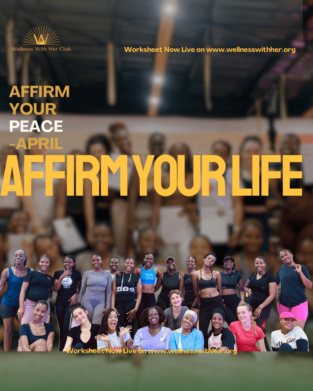 AFFIRM YOUR PEACE: Welcoming April and thanking March